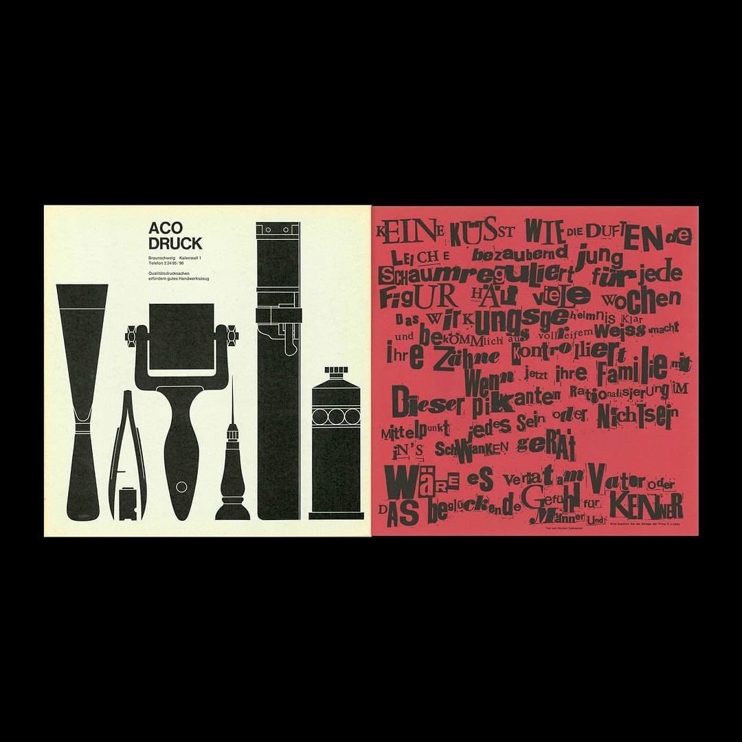 Some of the fantastic spreads I have scanned from Omnibus, a Braunschweig student newspaper. 
The collection includes issues 6-13 from 1962-1966, The elaborate graphic design by Manfred Bremeier and Udo Zisowsky, among others.