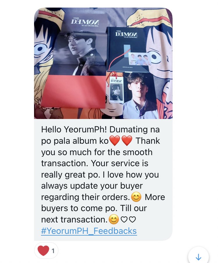 YeorumPh's tweet photo. Thank you so much po 🥰❤️ 

#YeorumPH_Feedbacks https://t.co/XoNt9ZqlAi
