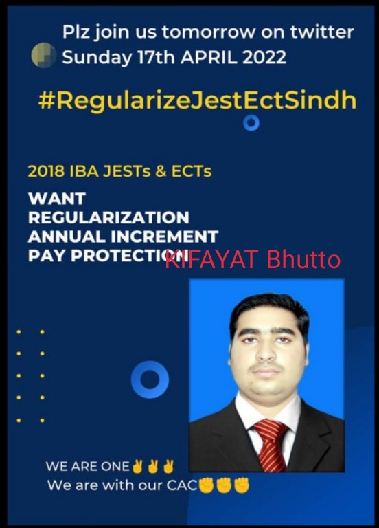 AliKfayat's tweet photo. #RegulrizeJestEctSindh https://t.co/GfeH1nrhwd