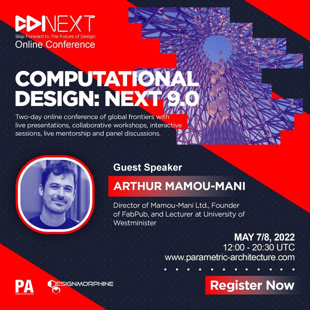ParametricArchitecture on Twitter "Arthur MamouMani (Mamou_Mani