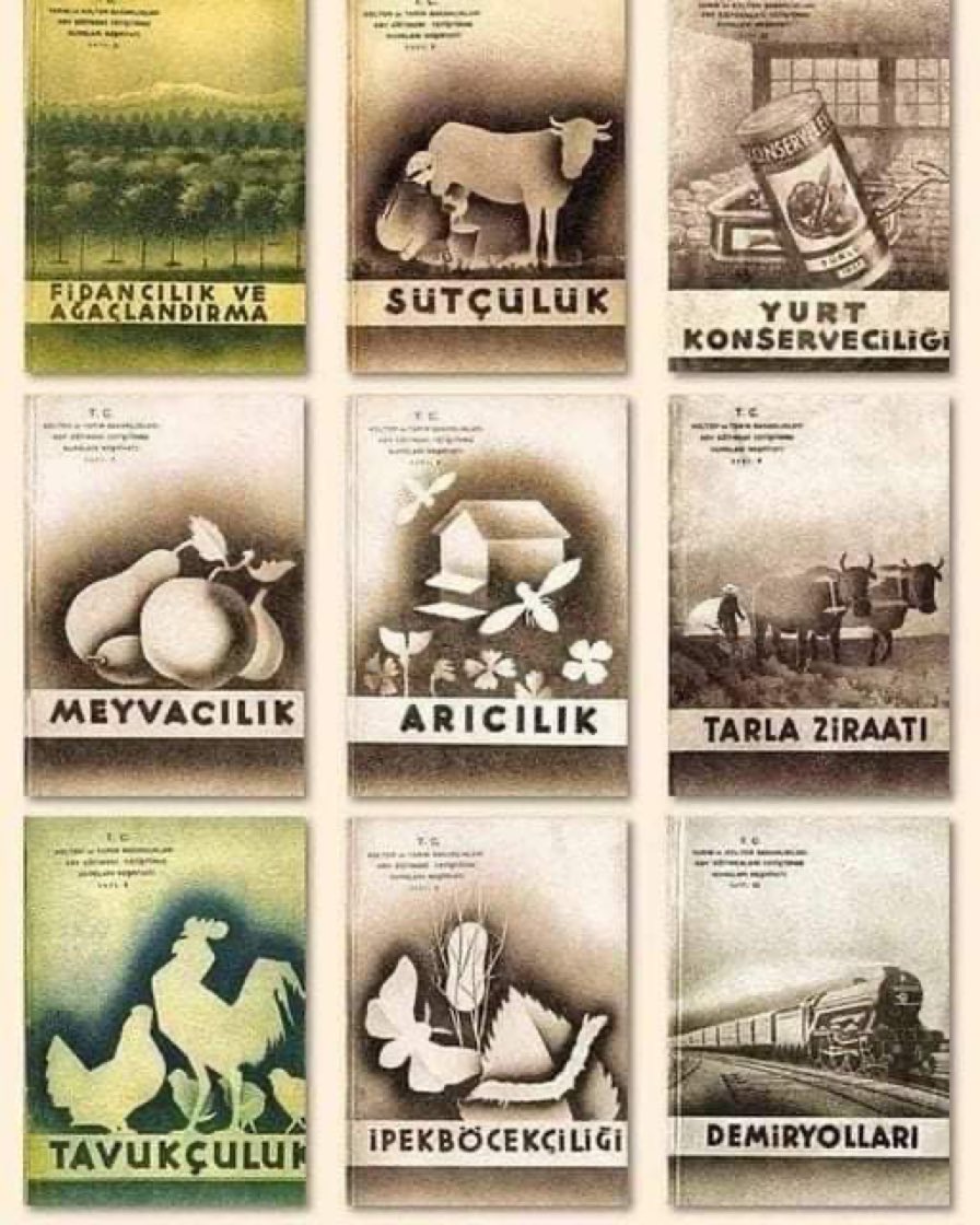 Köy Enstitüleri ders kitapları. 

Çok şey ifade ediyor… 

#KöyEnstitüleri82Yaşında