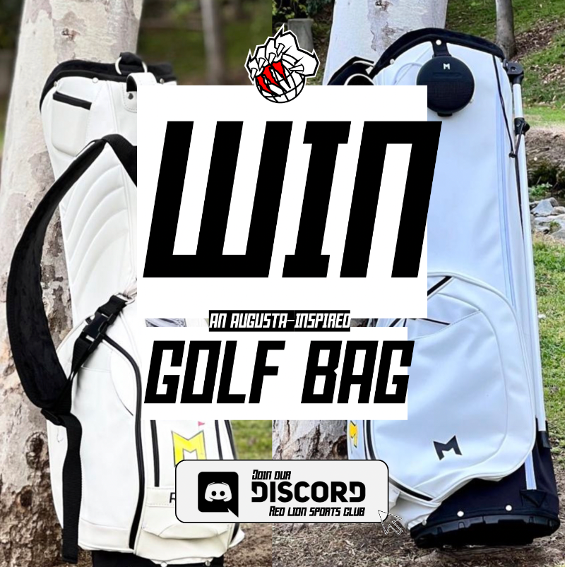 redlionsc's tweet photo. 🏌️‍♀️🏌️‍♂️ GOLF BAG GIVEAWAY 🏌️‍♀️🏌️‍♂️

Win yourself an Augusta-inspired golf bag w/ bluetooth speaker ⛳️🔥

To enter, simply:

1️⃣ Join our Discord
2️⃣ Follow us on Twitter
3️⃣ [Bonus Entry] RT this post 👊 

Good luck! 🤞

#RLSC🔴🦁 x @TheTokenFarm🏌️