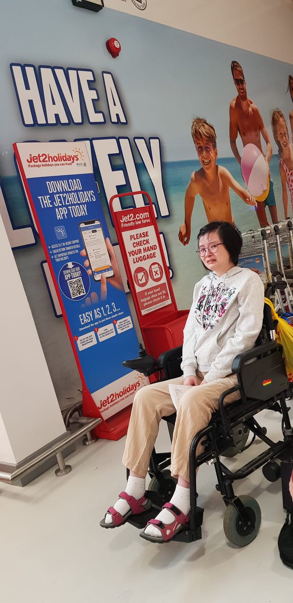 saint_dav's tweet photo. [1/5] @jet2tweets your poorly trained Front House Duty Manager left my wife in tears @lbiairport when she was blackmailed into removing from her wheelchair and leaving behind a nonremovable lithium-ion battery that was approved by the Head Office, to be allowed to go on holidays. https://t.co/Xj3gBGPmDi
