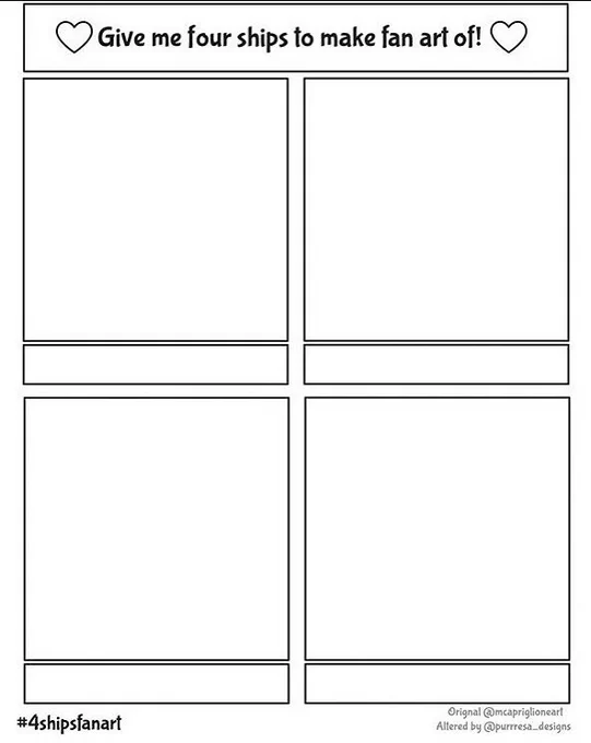 Gimme six actually, cuz I want to draw more fandoms ☺️💖 