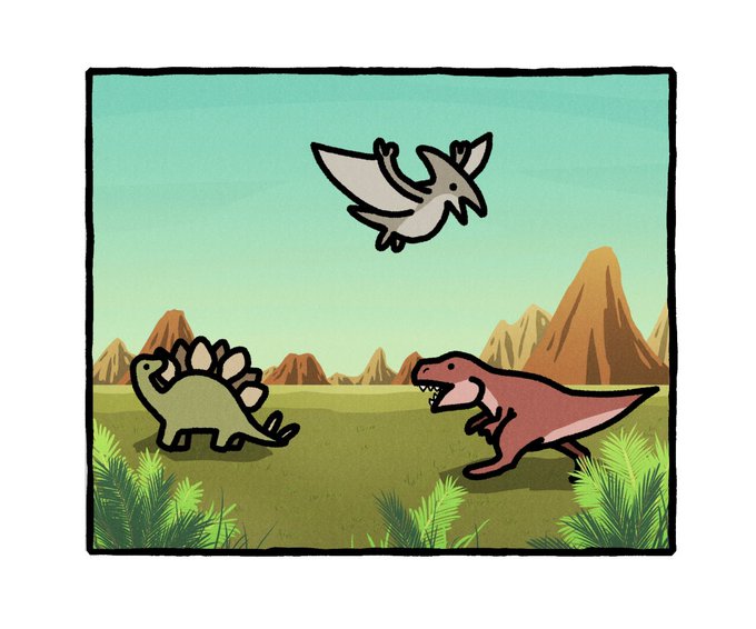 ティラノサウルスのtwitterイラスト検索結果