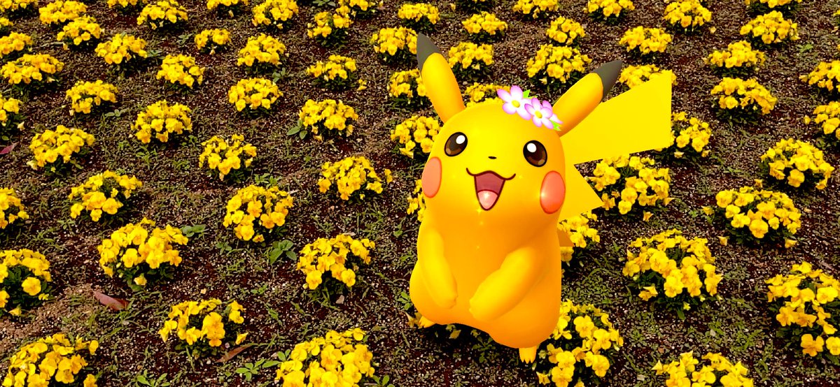 muuichirou0808's tweet photo. 🌼🌼🌼

#ポケモンGO #pokemongo #ポケモン #pokemon #pokémon #gosnapshot #gosnaps #gosnapshots #ポケモン写真 #AR #pokemongoar #pokemonphoto #ポケモンのいる生活 https://t.co/mHutsqJi4f