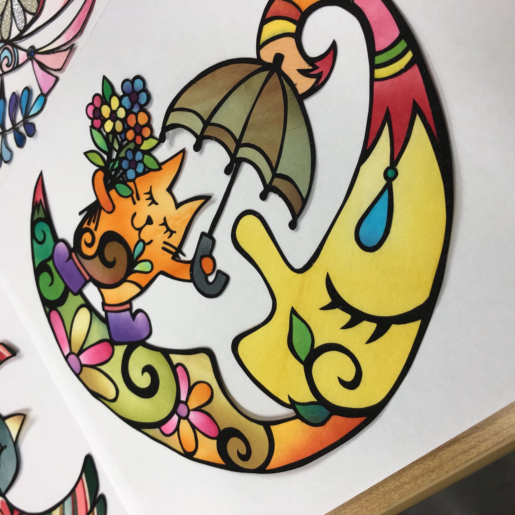 カラフル切り絵 Colorful Pc Twitter