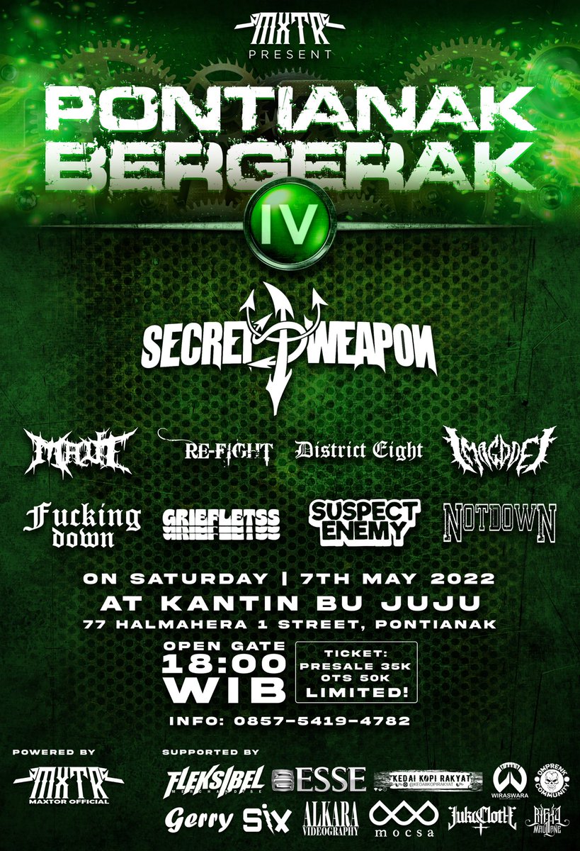 Pontianak Bergerak IV // 07.05.2022 - Bu Juju Foodcourt 77 Halmahera I St., Pontianak.