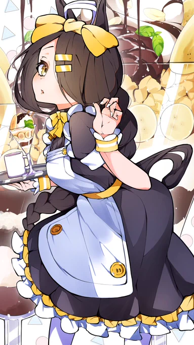 ☕️🍰 マンハッタンパフェ ☕️🍰

「この衣装…私には甘すぎます…」

#ウマ娘プリティーダービー 
#ウマ娘 
#マンハッタンカフェ 
