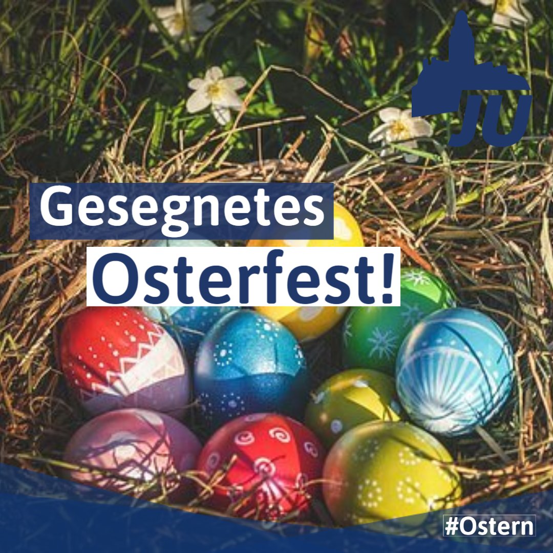 ju_gladbeck's tweet photo. Wir wünschen Euch und Euren Lieben ein gesegnetes Osterfest! Am Ostersonntag feiern wir die Auferstehung Jesu Christi von den Toten. Ostern ist für das Christentum das höchste Fest, denn es begründet den Glauben an das ewige Leben.

#froheostern #auferstehung #ewigesleben https://t.co/Cf6Un8hpTl