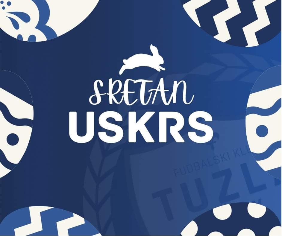 F.K.Tuzla City e-sports pripadnicima katoličke vjeroispovijesti u povodu najvećeg katoličkog praznika čestita Uskrs, sa željom da ga provedu  u miru i blagostanju sa svojim najmilijim.

F.K.Tuzla City e-sports