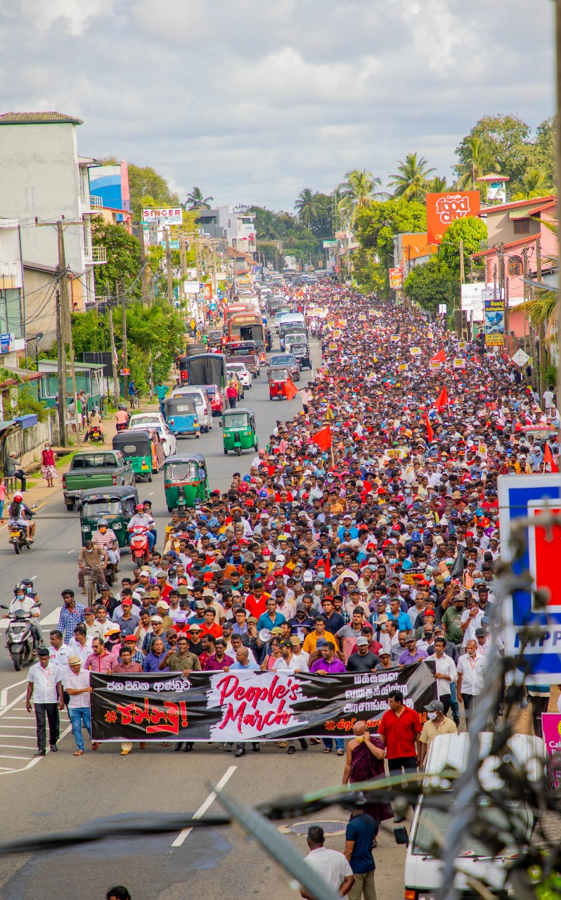 National People's Power (NPP) Protest Day 2