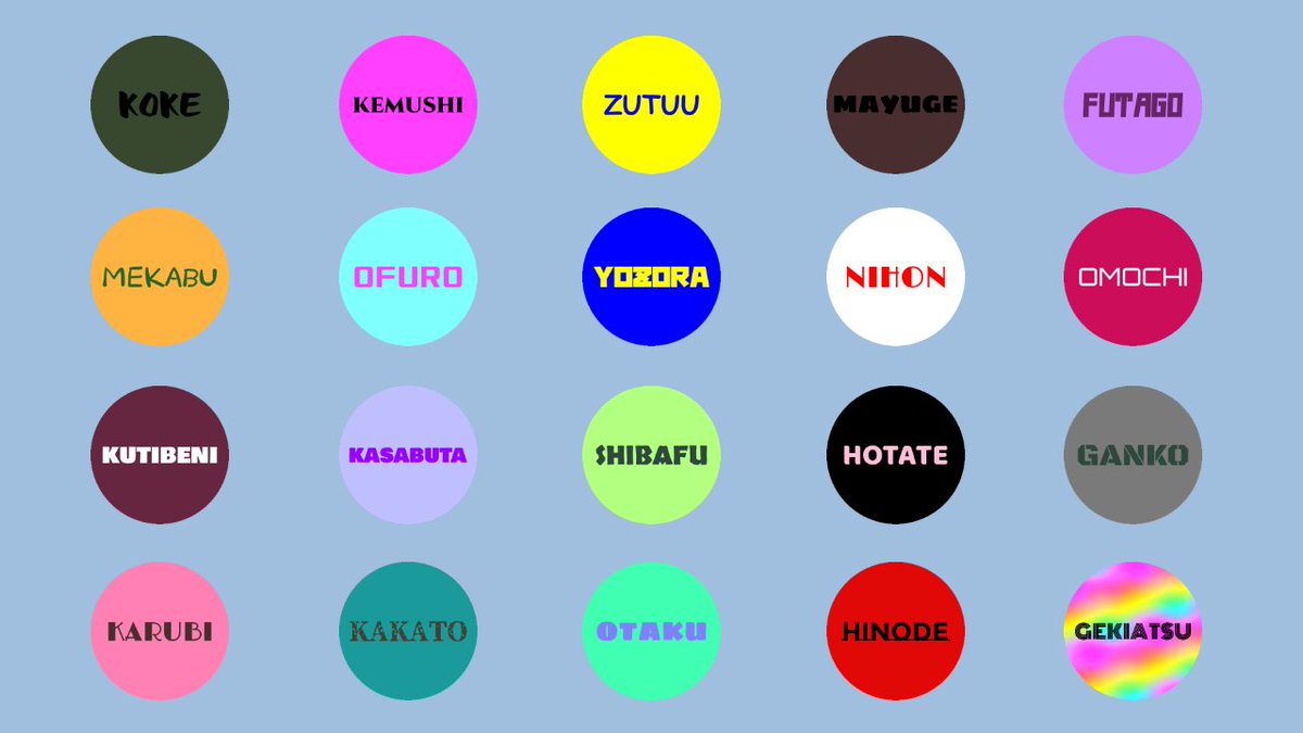 rainbowtiger01's tweet photo. AZUKIもどきが増えすぎているので、これ以上の増加を防ぐために先回りしてアイコン作っておきました。
RT感謝。
#NFT #AZUKI #KOKE #KEMUSHI #ZUTUU #MAYUGE #FUTAGO #MEKABU #OFURO #YOZORA #NIHON #OMOCHI #KUTIBENI #KASABUTA #SHIBAFU #HOTATE #GANKO #KARUBI #KAKATO #OTAKU #HINODE #GEKIATSU https://t.co/KZMCfS7MIv