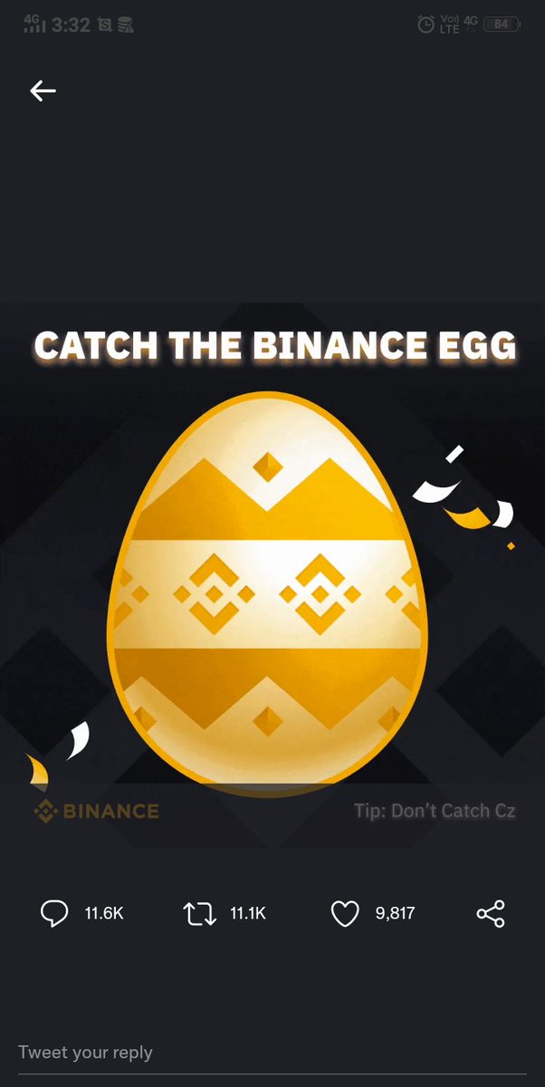 Tony34502983's tweet photo. @binance 🤩🤩🤩 I got Binance Egg 🚀🚀🚀🚀... https://t.co/J7aq309Rao