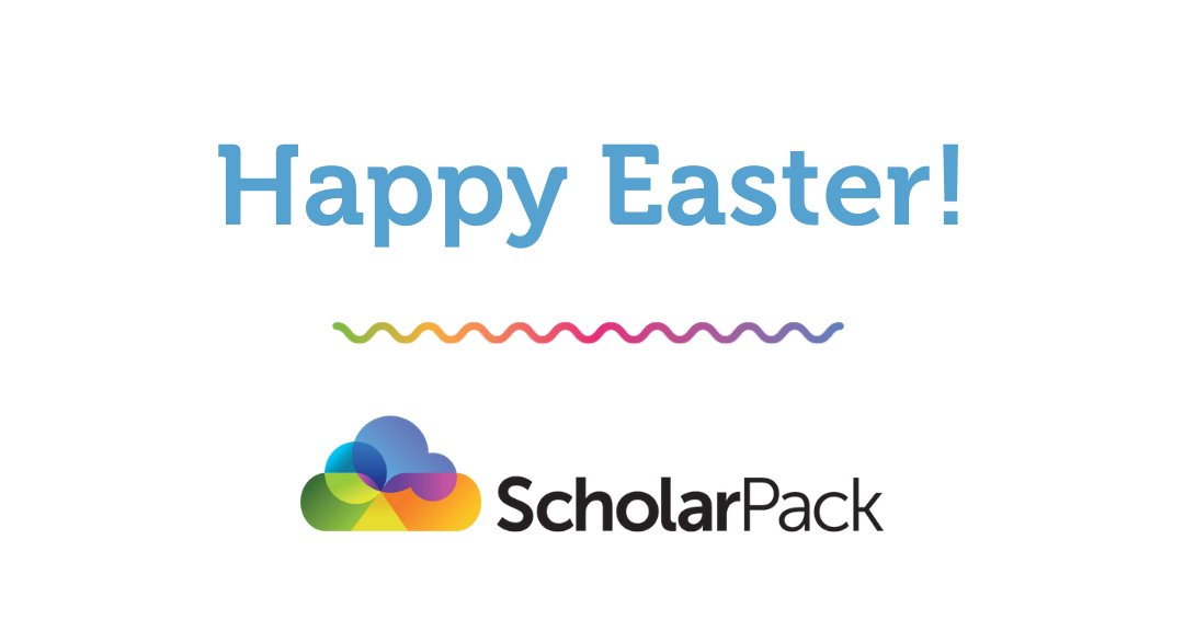 Wishing you a lovely Easter, from all of us here at ScholarPack!