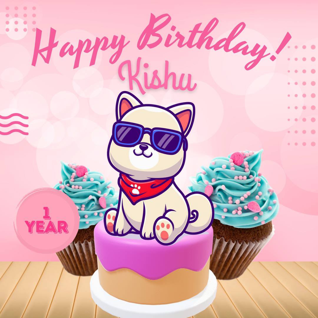 InuKishu's tweet photo. Today is officially Kishu’s first birthday and oh boy, what an eventful year it has been.🎉🥂

Lows and highs, defeat and victory - we have seen it all and yet we have weathered through it; and all of it only because of YOU.🐶

Thank you from the bottom of our hearts. ♥️ https://t.co/atSlNvl0bu