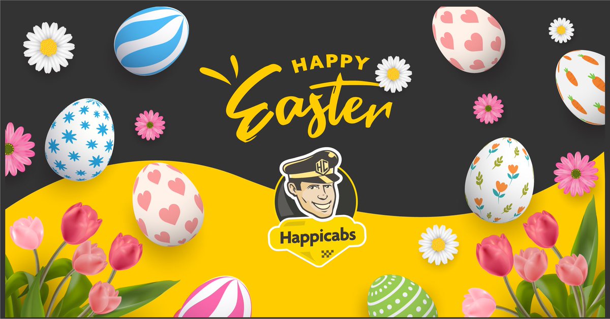 Wishing you all a very Happy Easter! 🐣 😃

Don’t forget Happicabs can provide you with a complete transport service; 24/7 ⏰ 

#essex #happicabs #chelmsford #maldon #witham #southwoodhamferrers #happyeaster #happyeastersunday #essextaxiservice #essextaxi