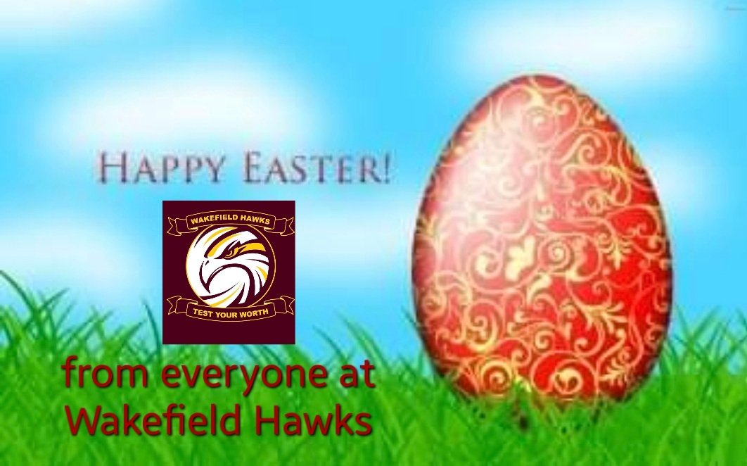 Happy Easter from everyone at Wakefield Hawks 🐰🐣