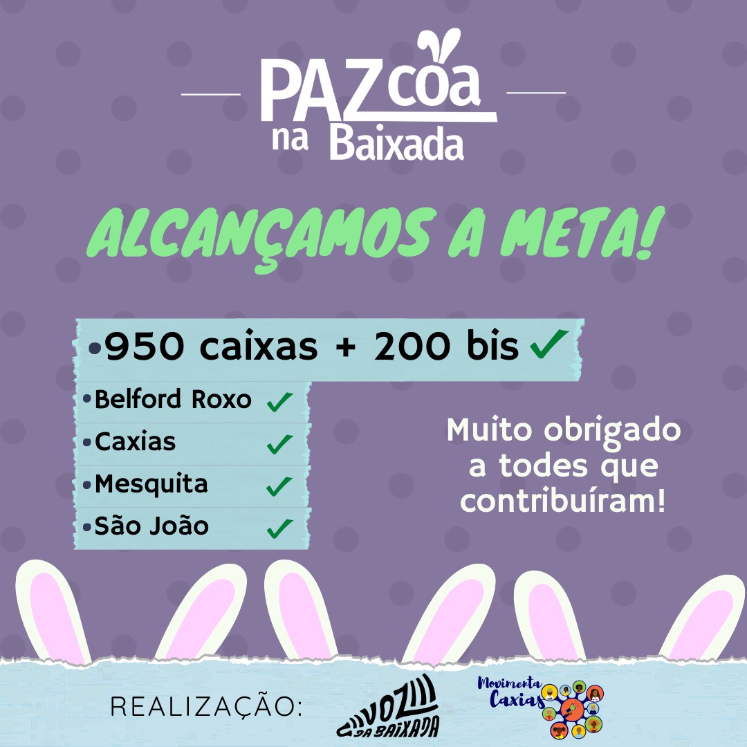 vozdabaixada's tweet photo. Nós, da equipe do Voz da Baixada, agradecemos a cada um que contribuiu! 🙌 https://t.co/s9wbTzw9ku