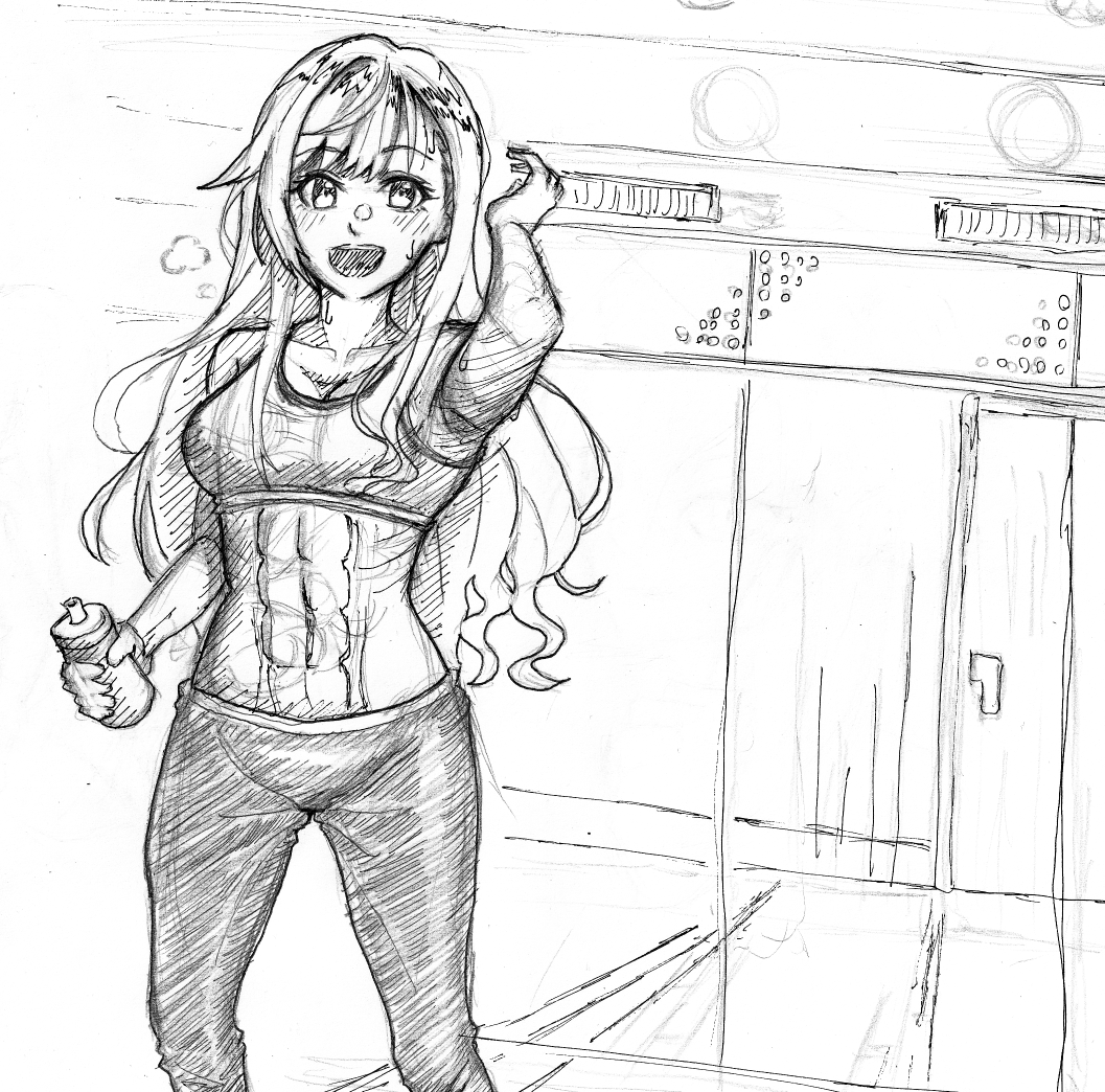夏葉レッスン。 #シャニマス #絵描きさんと繫がりたい 