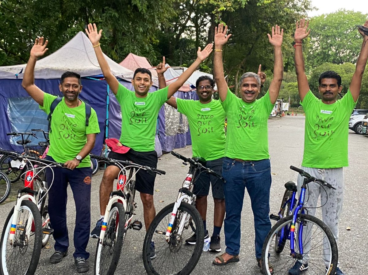 cpsavesoil's tweet photo. Cyclists from across the Asia Pacific region cycle 30,000 Km in a day for #SaveSoil 
Action Now: https://t.co/z6MmqMf5nE
#ConsciousPlanet https://t.co/fi67RnwdRQ
