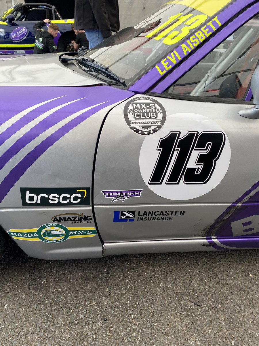 TTMotorsportUK's tweet photo. Good luck to @levi_aisbett with his racing over at @SnettertonMSV this weekend!! 

Can anyone see the new additions to his car?👀🔥

#LeviAisbett

#Car113 

#UpTheTTM https://t.co/HTXC22uyHi