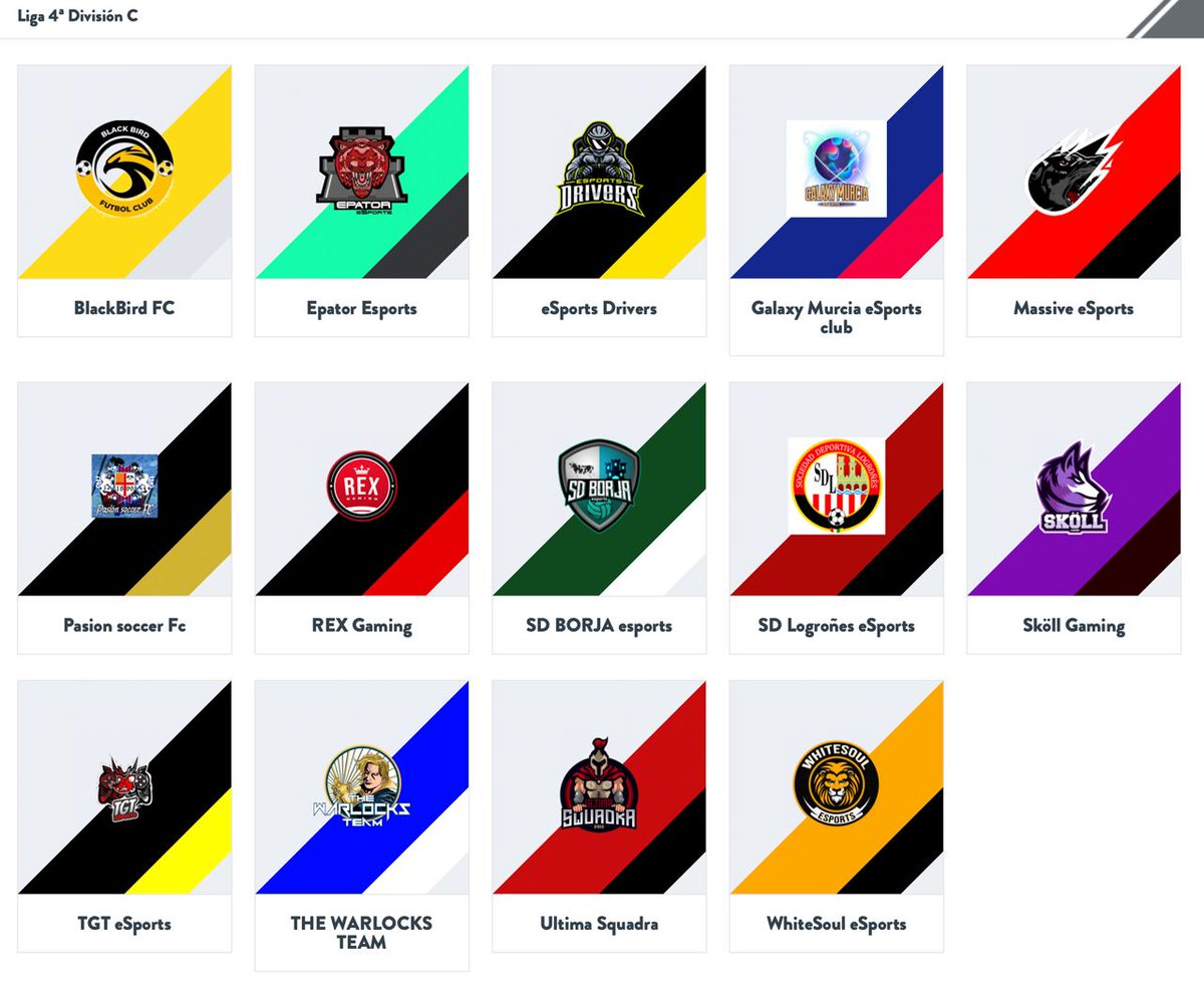 #SomosVFO <a href="/VFOspain/">VFO España</a> 4ª C

➡️ Grupo casi repetido al C de la temporada pasada, muchos de los equipos repiten juntos. Veo también nivel muy parejo.

🔝 @SDBORJAesports - <a href="/WhiteSouleSport/">WhiteSoul eSports 🦁</a> - <a href="/GalaxyMurcia/">Galaxy Murcia eSport club</a>

<a href="/SeeergioGM/">Sergio González</a> <a href="/jottakao/">Juan 'JotaKao' Barros</a>