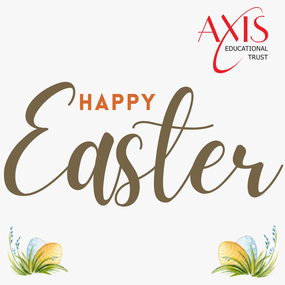 axisedutrust's tweet image. Happy Easter!

#Easter2022 #Easter #EasterSunday
#onlinetuition #tuition #onlineclasses #support #privatetuition #onlinetutoring #coaching #mentoring #hometutor #supplementary #education