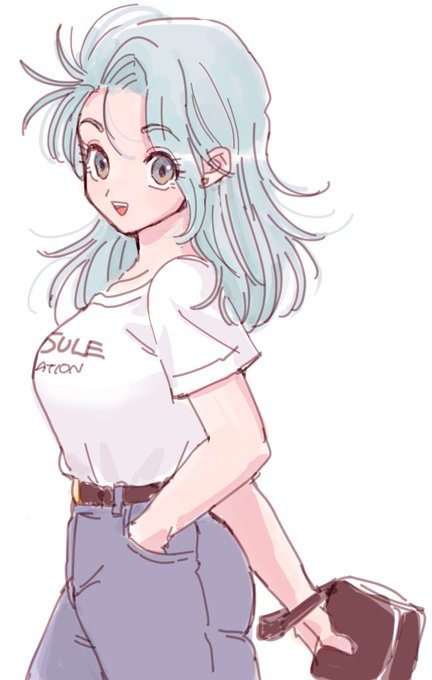 ぽぽと宇宙船探しに行くときのブルマのスタイルがめちゃ好き 