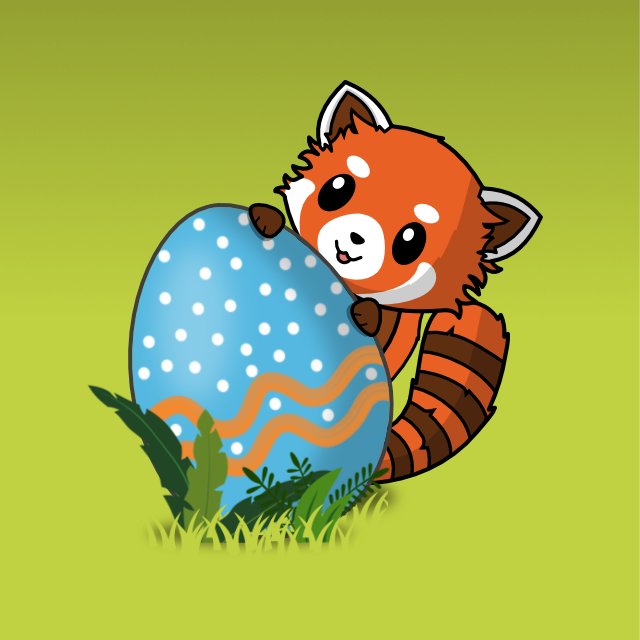 PitTheRedPanda's tweet photo. Happy, hoppy Easter to you!

https://t.co/JTSiTRIlxM

#AsgardSoft #easter #happyeaster #spring #eastersunday #easterbunny #bunny #holiday #eastereggs #red #panda #RedPanda https://t.co/zrRlSO5IQS