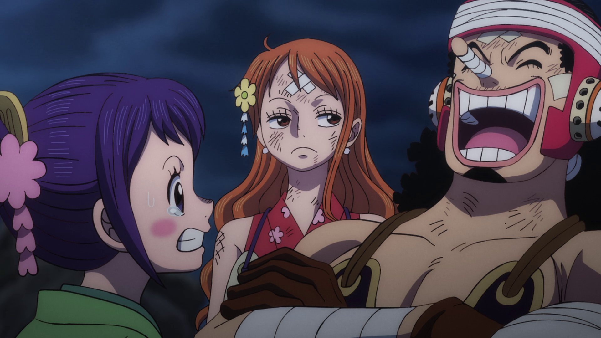 Toei Animation on X: Run for your lives, Usopp and Nami! #OnePiece (Ep.  1034) is streaming now on #Crunchyroll!  / X