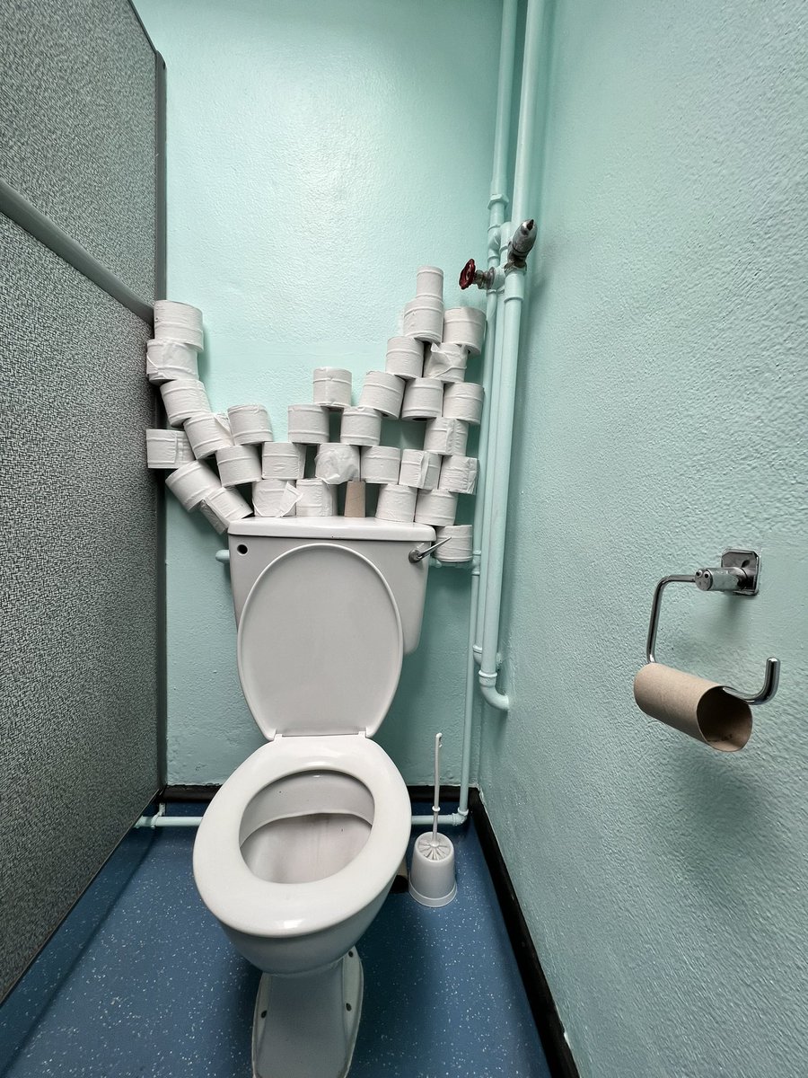Such a typical fire station toilet