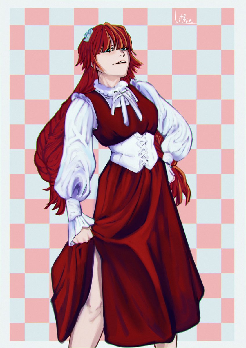 LithiaSinclair's tweet photo. I felt like it's a fit that would look great on Lucy so here I am again 🥰 https://t.co/jYoaB3XwHx
