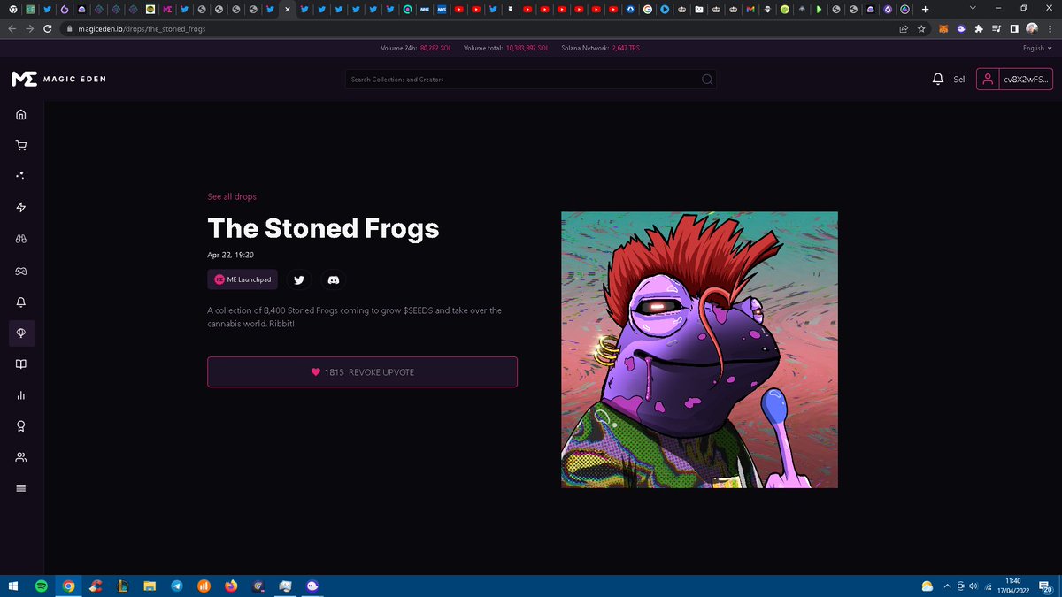 PSaynov's tweet photo. @TheStonedFrogs 👋 Hello guys, done, awesome project, looking forward! 🔥 cv8X2wFSXMeDwgwJxtAvEGLLH1x73dW9z45jf32SG3g https://t.co/jNZbF9KfYY