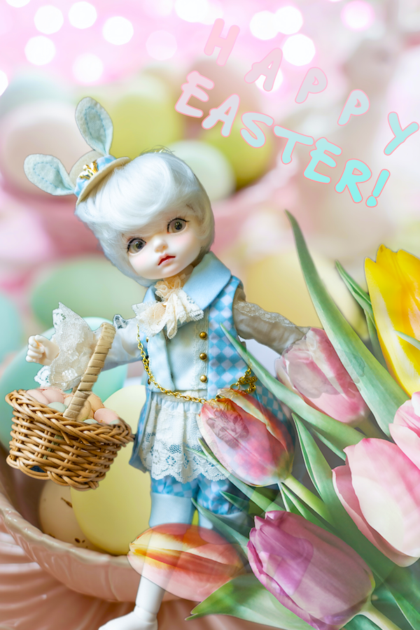 papier_to_puppe's tweet image. エッグハント〜🐣🐰✨
#myoudoll