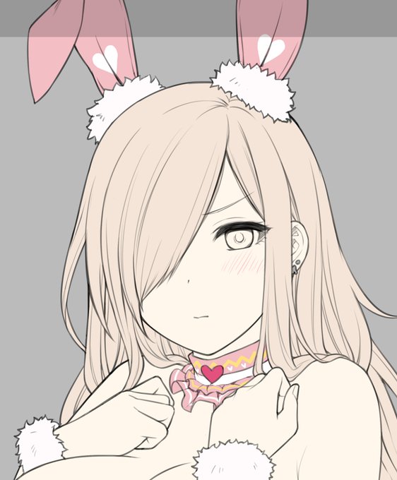 イースターにのちゃん描いてる。今日中間に合うかな～!!🐰 