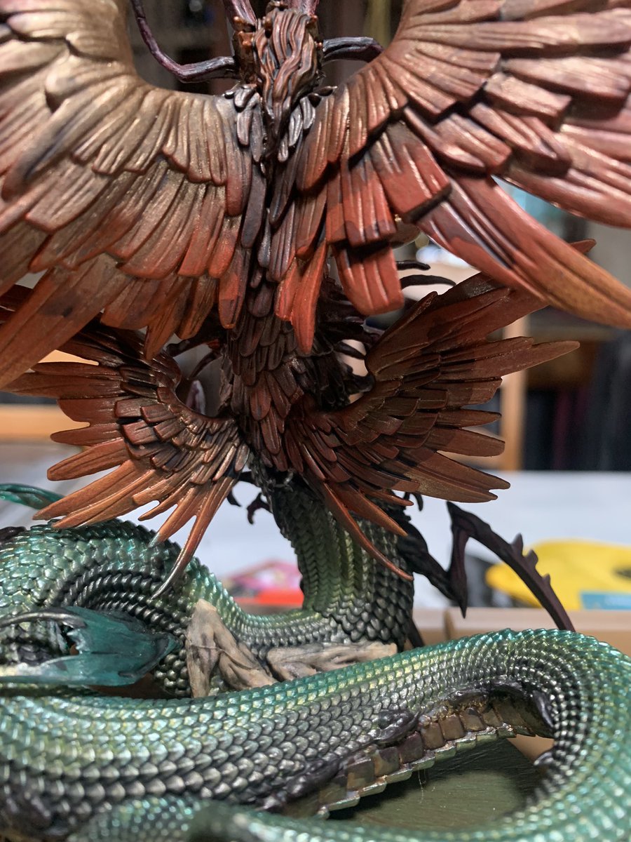 NavajoBirdsong's tweet photo. #MassiveDarkness2 #RoamingMonster #Boss #Baalberith #painting #models https://t.co/sfdLhgzA2j