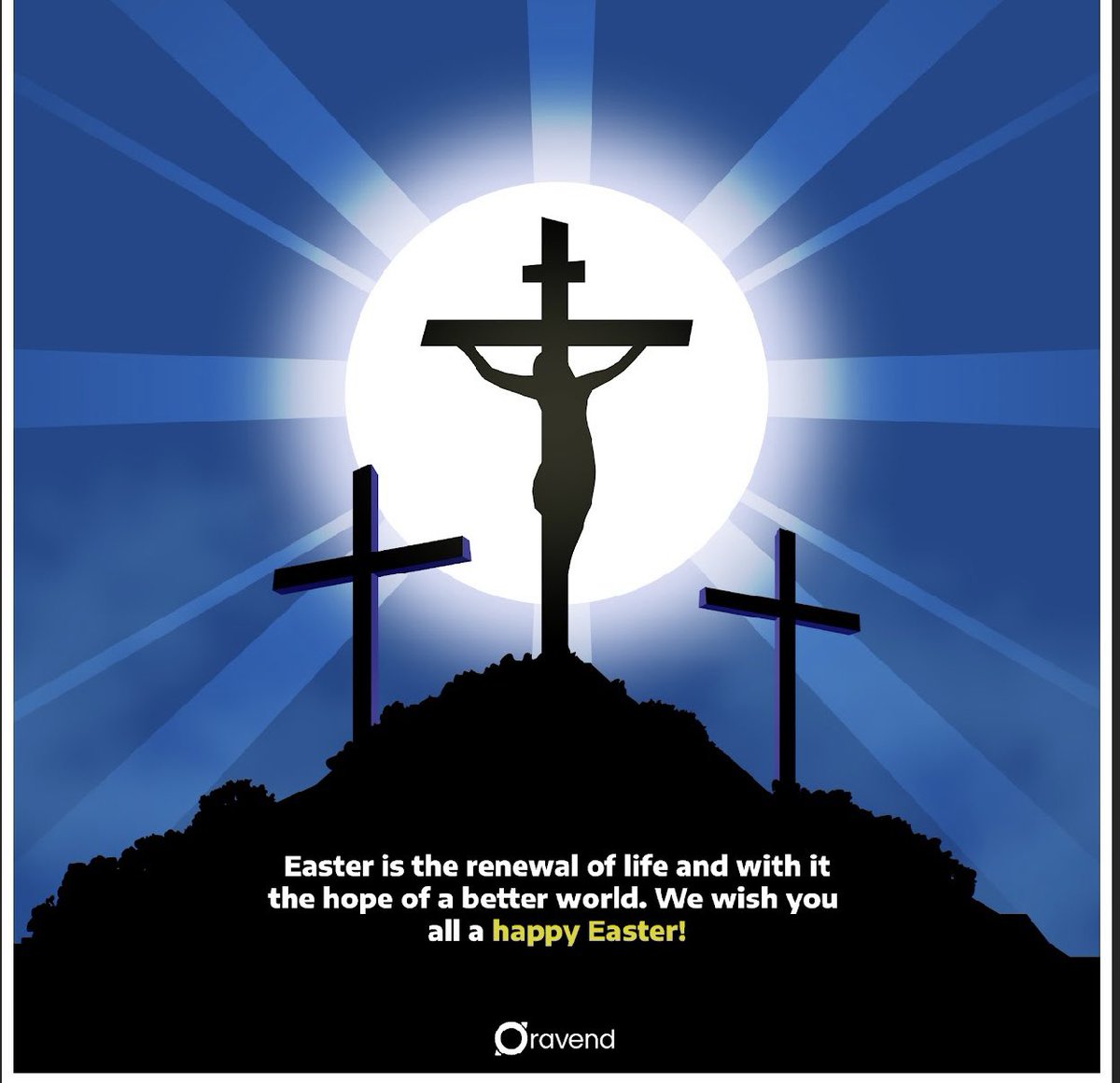 It’s time to renew your love for others and try to make the world a better place. Happy Easter!
#oravend #crypto #btc