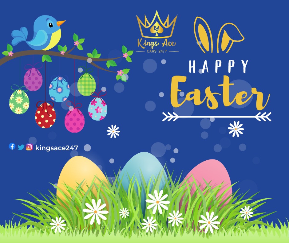 Happy Easter!
.
Download app or Book online: onelink.to/kingsacecars
☎️ 𝗕𝗲𝗿𝗸𝗵𝗮𝗺𝘀𝘁𝗲𝗱 – 𝟬𝟭𝟰𝟰𝟮 𝟴𝟳𝟰𝟳𝟬𝟬
☎️ 𝗞𝗶𝗻𝗴𝘀 𝗟𝗮𝗻𝗴𝗹𝗲𝘆 – 𝟬𝟭𝟵𝟮𝟯 𝟮𝟰𝟳𝟬𝟬𝟬
#berkhmasted #cab #kingsacecars #airporttaxi #airporttransfer #airport
