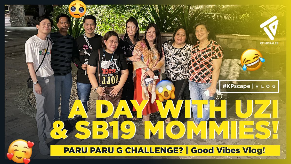 kp_morales's tweet photo. See you later for 9PM Premiere! 💛(https://t.co/nqoFVhicG3)

First of all thank you @GeneUz21 for the invite, nagkita narin tayo sa wakas! Sana next time kumpleto na #MUK. At syempre sa SB19 mommies, thank you po sa time at chance na mas makilala pa po kayo!

@SB19Official #SB19 https://t.co/iLkaFmyqdP