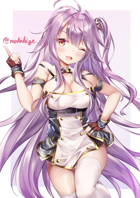 #アズールレーン
グレンヴィルちゃん!
駆逐艦でありながらそのダイナマイトボディ……いやはや末恐ろしい魅力を持つ子ですね👍 