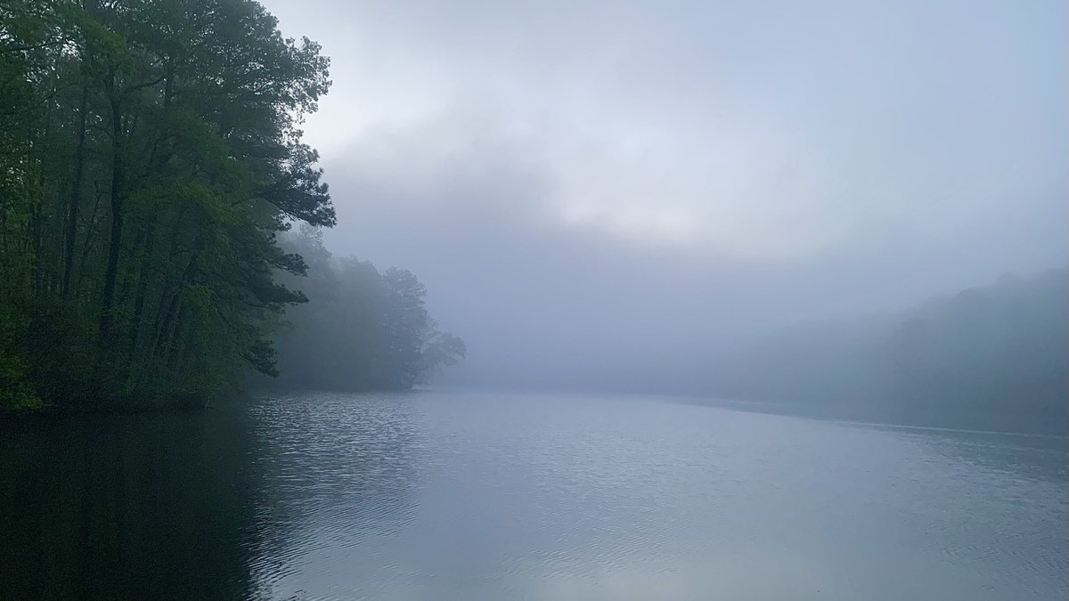 Under the fog blanket at Stone Mountain Park. ⁦<a href="/Fox5Kaitlyn/">Kaitlyn Pratt</a>⁩ ⁦@RyanBeesleyFox5⁩