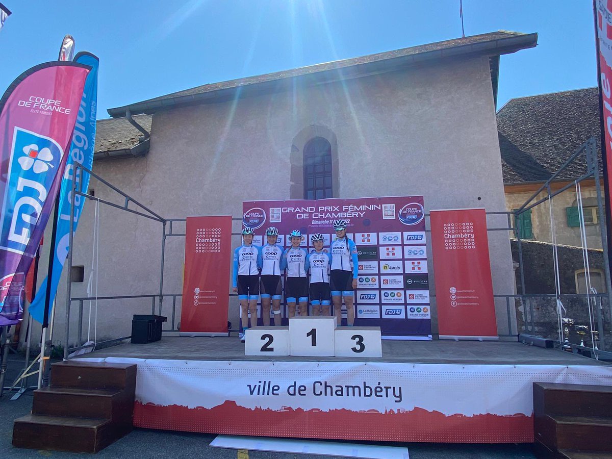 Race time! Today we start in the Grand Prix Féminin de Chambéry 🇫🇷