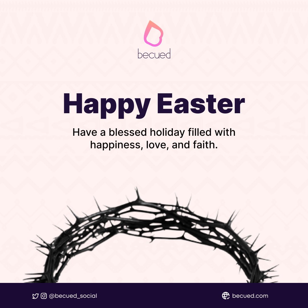 becued_social's tweet photo. From all of us @becued_social we wish you a happy Easter.
#becuediscoming #becuedsocial https://t.co/1RcI7noWH5