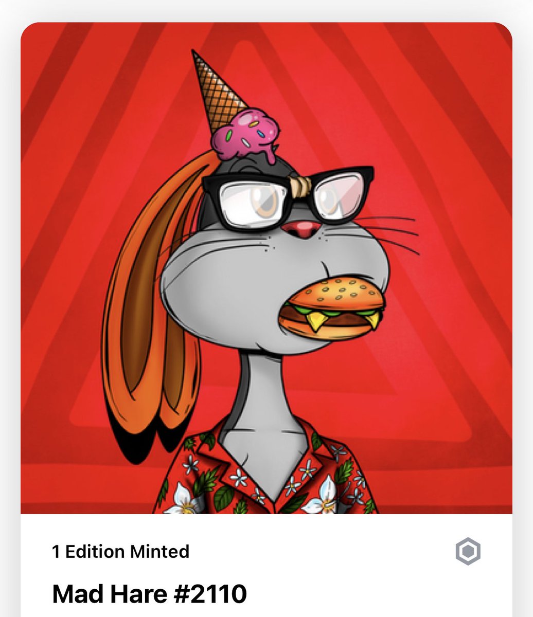 RichyTownsend's tweet photo. @MadHareSociety so happy with my new guy #2110 rank 1248 😎🐰 #HappyEaster to me 🤩🙏🏻
@Cryptofit_ @MoonChaseCrypto https://t.co/Vy9Pi1qzMV