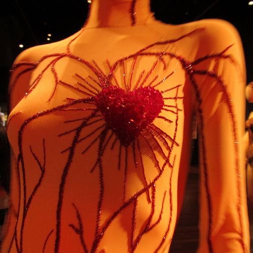 VersaceVenus_'s tweet photo. Jean Paul Gaultier, Veins and heart bodysuit https://t.co/vL18BttSKR