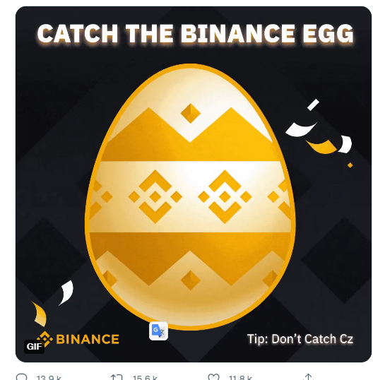 TheOneManChauve's tweet photo. @binance #BinanceEggHunt https://t.co/JMHwce9xIv