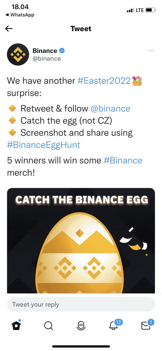 indrixie's tweet photo. @binance #BinanceEggHunt https://t.co/GGIQ4WLAT2