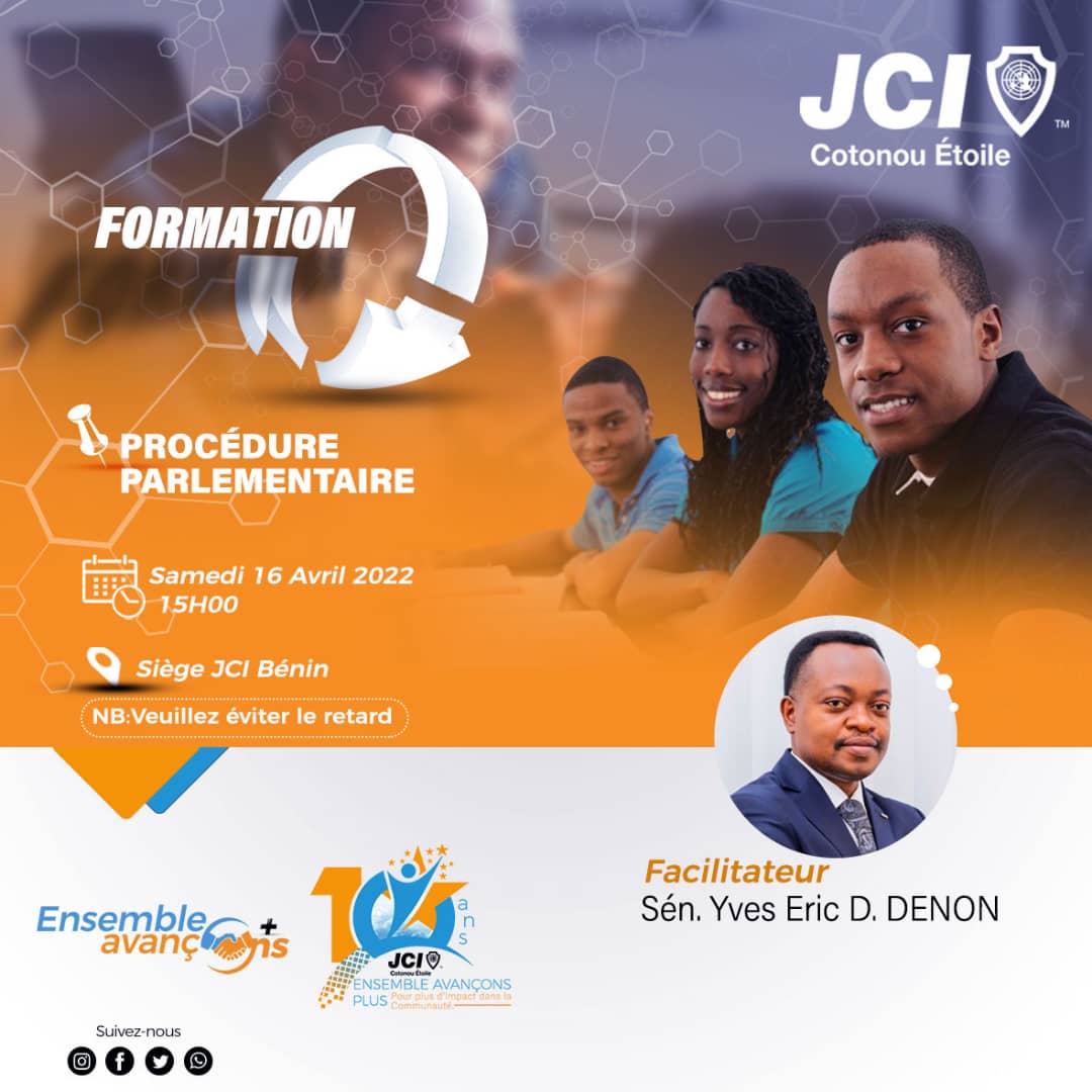 DenonDr's tweet photo. Le 16 Avril 2022, veille de Pâques, j'ai animé une formation aux membres de la JCI Cotonou Étoile sur la procédure parlementaire. Une occasion d'échanges pour renforcer leur capacité à diriger de façon professionnelle des réunions de toutes natures.
C'était très convivial. https://t.co/tZ1Bt2CVGV