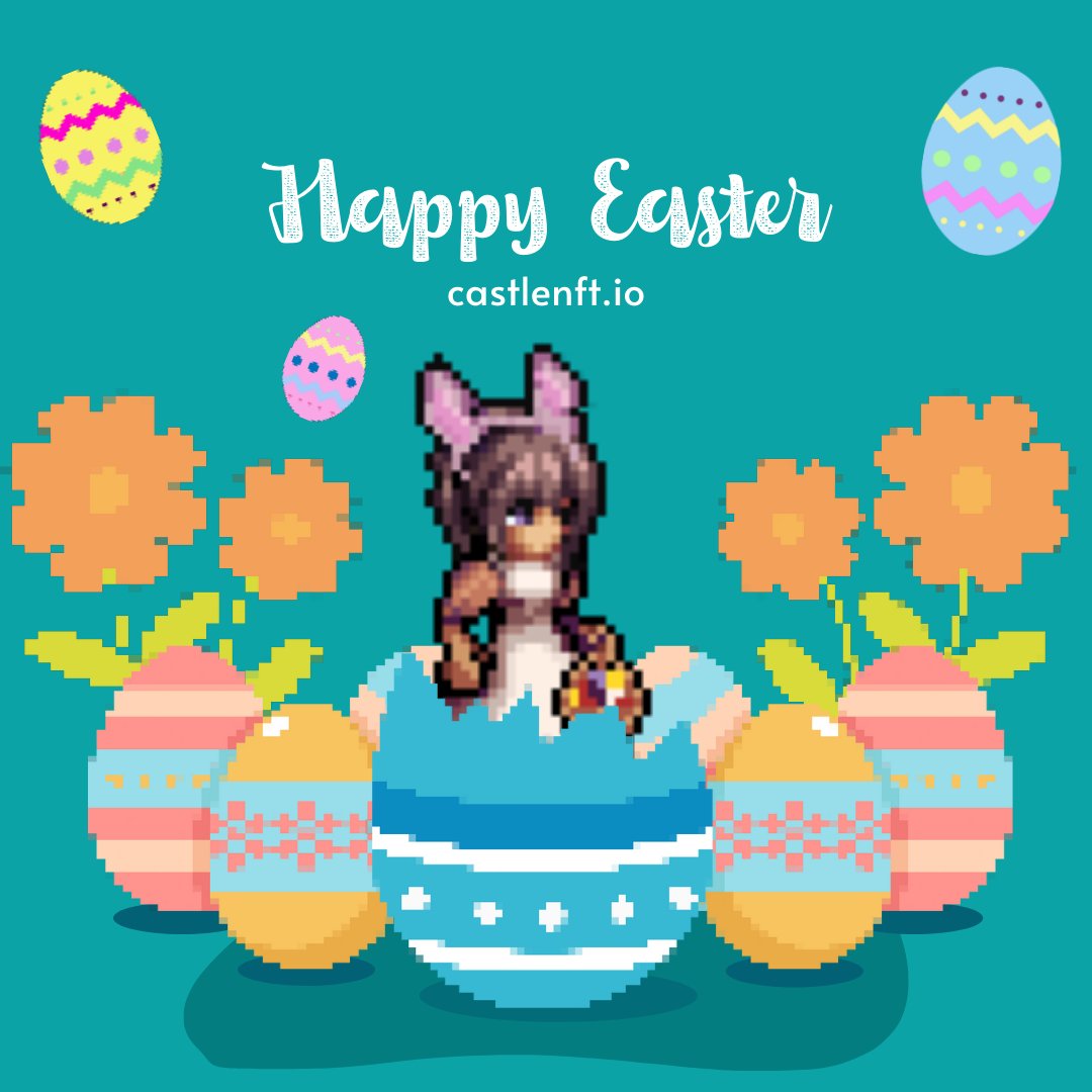 castle_nft's tweet photo. Happy Easter! 💜 https://t.co/AbcaIXlGhi